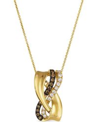Le Vian - 14k Honey Goldtm 0.41 Ct. Tw. Diamond Pendant Necklace - Lyst