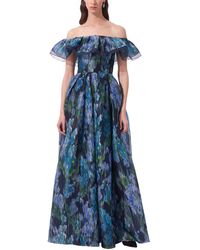 Carolina Herrera - Off-The-Shoulder Ruffled A-Line Gown - Lyst