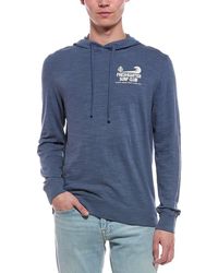 Faherty - Slub Washed Graphic Hoodie - Lyst