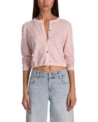 Alice + Olivia - Carson Embellished Cardigan - Lyst