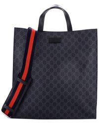 Gucci - Gg Coated Canvas Convertible Soft Open Tote Tall (Authentic Pre- Loved) - Lyst