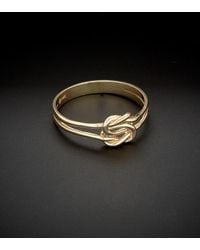Italian Gold - 14k Double Love Knot Ring - Lyst