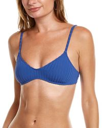 Solid & Striped - The Rachel Belt Bikini Top - Lyst