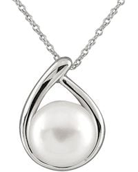 Splendid - Silver 10-11mm Freshwater Pearl Pendant Necklace - Lyst
