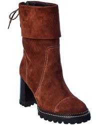 See By Chloé - Suede Bootie - Lyst