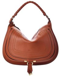 Chloé - Marcie Leather Hobo Bag - Lyst