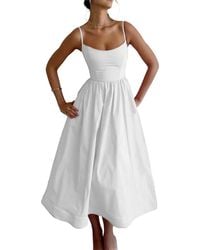 Esea - Midi Dress - Lyst