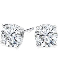 Diana M. Jewels - Diana M. 14K 2.00 Ct. Tw. Lab-Grown Diamond Studs - Lyst