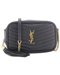 Saint Laurent - Matelasse Chevron Leather Lou Camera Bag Mini (Authentic Pre-Loved) - Lyst