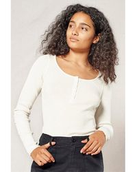 Outerknown - Crescent Rib Henley - Lyst