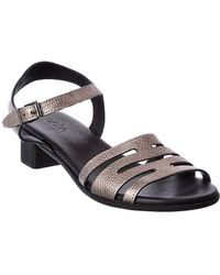 Arche Obisha Leather Sandal - Black