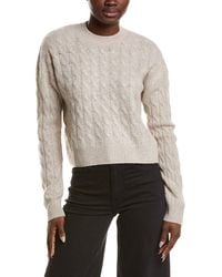 NAADAM - Cable Crewneck 100% Cashmere Sweater - Lyst