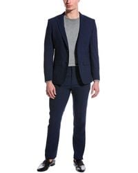 BOSS - 2pc Slim Fit Wool-blend Suit - Lyst