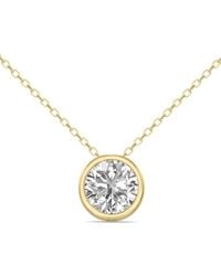 Lab Grown Diamonds - 14k 0.75 Ct. Tw. Lab Grown Diamond Necklace - Lyst
