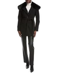 Kenneth Cole - Belted Jacket - Lyst
