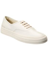 Common Projects - Four Hole Leather Sneaker - Lyst