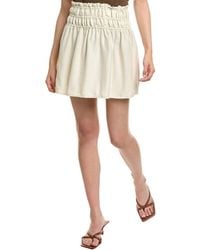 Bella Dahl - Elastic Shirred Skirt - Lyst