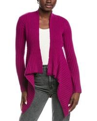 Autumn Cashmere - Rib Drape Cashmere & Wool-Blend Cardigan - Lyst