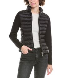 Moncler - Wool-Blend Zip-Up Cardigan - Lyst