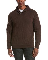 Billy Reid - Diamond Quilted Shawl Collar Pullover - Lyst
