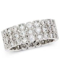Savvy Cie - Cz Band Ring - Lyst
