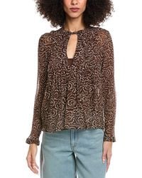 Rag & Bone - Amaris Silk-blend Top - Lyst