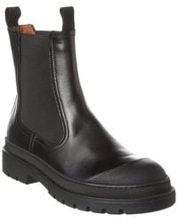 Aquatalia - Kent Weatherproof Leather & Shearling Boot - Lyst