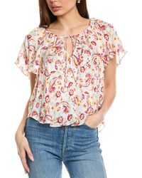 Isabel Marant - Isabel Marant E'Toile Penelope Silk-Blend Blouse - Lyst