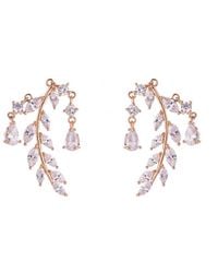 Eye Candy LA - The Luxe Collection Cz Drop Earrings - Lyst