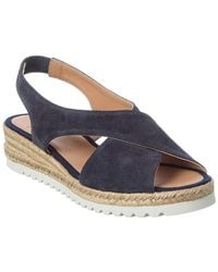Aquatalia - Adelina Waterproof Suede Espadrille Sandal - Lyst