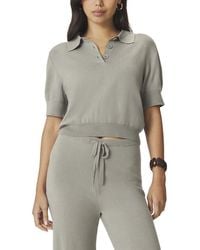 Splendid - Christa Polo Sweater - Lyst