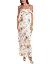 Avec Les Filles - Asymmetrical Bias Maxi Dress - Lyst