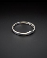 Italian Gold - 14k Chevron Band Ring - Lyst