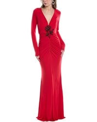 Marchesa - Jersey Drape Gown - Lyst