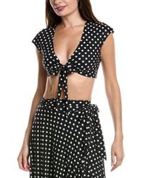 Commando - Classic Wrap Cover-Up Crop Top - Lyst