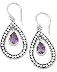 Samuel B. - 0.80 Ct. Tw. Amethyst Earrings - Lyst