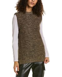 Ganni - Wool & Cashmere-blend Straight Fit Vest - Lyst