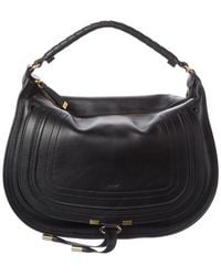 Chloé - Marcie Leather Hobo Bag - Lyst