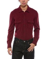 Brunello Cucinelli - Wool, Cashmere, & Silk-Blend Shirt - Lyst