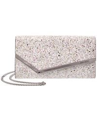 Jimmy Choo - Emmie Glitter Shoulder Bag - Lyst