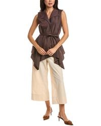 Natori - Techno Poplin Handkerchief Hem Shirt - Lyst