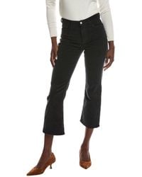 Joe's Jeans - Corduroy High Rise Black Rise Crop Bootcut Jean - Lyst