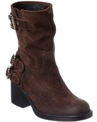 Chloé - Dakota Suede Bootie - Lyst