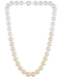 Splendid - 14Mm Pearl Plated Toggle Necklace - Lyst