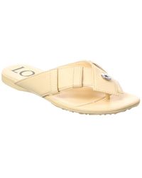 Loewe - Toy Panta Leather Sandal - Lyst