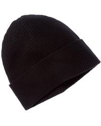 Amicale Cashmere - Cuffed Rib Knit Cashmere Hat - Lyst