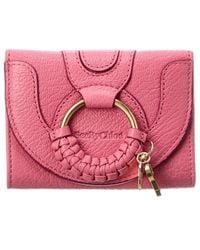See By Chloé - Hana Leather Trifold Wallet - Lyst