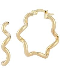 Ember Fine Jewelry - 14k Twist Hoops - Lyst