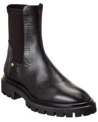 Stuart Weitzman - Ultra Lug City Leather Bootie - Lyst