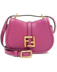 Fendi - Pink Leather C'mon Nano Shoulder Bag (authentic Pre-loved) - Lyst